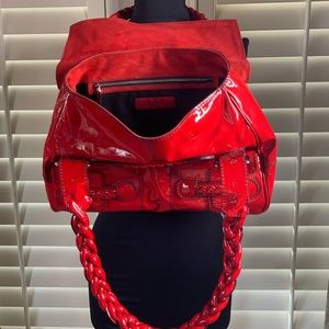 Gorgeous Histoire Valentino Handbag in Patent Red